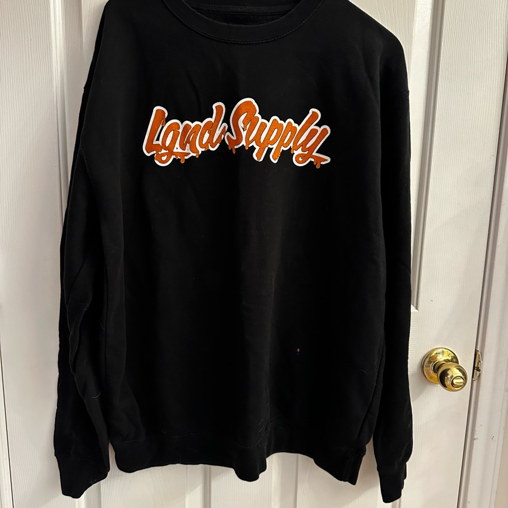 LGND Supply Co. Sweatshirt with Orange Logo